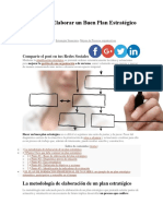 Claves para Elaborar Un Buen Plan Estratégico.