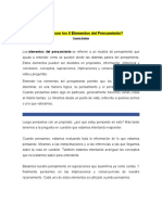 Cuales Son Los 8 Elementos Del Proceso Del Pensamiento.