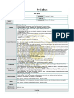 Syllabus: Professor Schedule Course No 2020 Spring