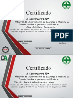 Certificado NR 05 FS de Lucas