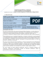 Syllabus Del Curso Trabajo de Grado