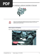 Gearbox Installation Instructions: Removing The Old Gearbox