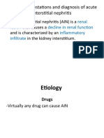 Clinical Manifestations and Diagnosis of Acute Interstitial Nephritis