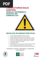 Carteles de Emergencias Visibles en El Laboratorio