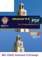 Advanced VLSI Design: Dr. Premananda B.S