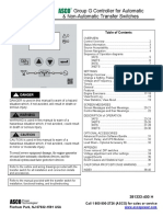 User's Guide: Group G Controller For Automatic & Non-Automatic Transfer Switches