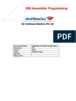 Mainframe S390 Assembler Programming