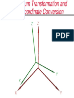 Datum Transformation and Coordinate Conversion