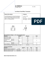 AO4409 P-Channel Enhancement Mode Field Effect Transistor: Features General Description