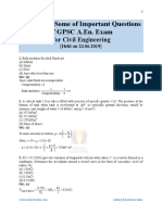 Solution of GPSC A.En. Exam Held On 23.06.19