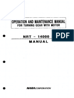 ME Turning Gear - Nara - NRT-14000 R