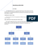 Corporate Organizational Structure