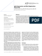 A Technique For Digital Impression and Bite Registration For A Single Edentulous Arch