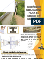 Diseño de Una Canao para El Cruce de Un Canal