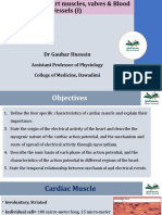 Heart Muscles, Valves & Blood Vessels (I)