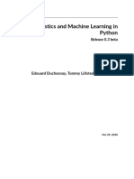 Statistics Machine Learning Python Draft