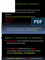 Module 1: Introduction To Hydraulics