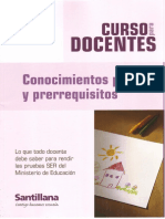 Concurso Docente Conocimientos Previos Ccesa007