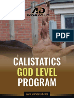 Calistatics Program: God Level