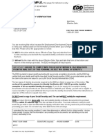 Request For Identity Verification: Employment Development Department PO BOX 2530 RANCHO CORDOVA, CA 95741-2530