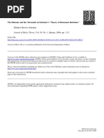 Matthew Brown and Schenker - The Diatonic and The Chromatic in Schenker's Theory of Harmonic Relations