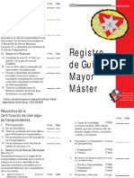 Registro de GMM