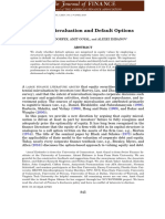 Equity Misvaluation and Default Options: Assaf Eisdorfer, Amit Goyal, and Alexei Zhdanov