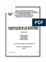 Constitucion de Las Aleaciones