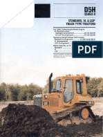 Cat D5H Serie II Standard, XL, LPG 12-1993 Bulldozer