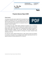 Quebrada Seca Property Advance Report August 2009 (DNJ)