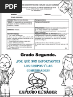 Guía Ciencias Sociales Grado Segundo..