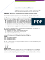 Data Interpretation Questions and Answers: Directions (Q1 - Q5)