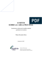 13 Mitos Sobre La Carga Procesal