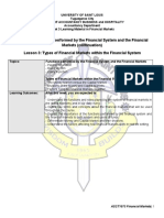 Week 3 Learning Material - ACCT 1073 Financial Markets