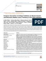 European Association of Urology Guidelines On Muscle-Invasive and Metastatic Bladder Cancer: of The 2020 Guidelines