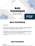 BAG Technique: Hamima A. Pandapatan CHN Skills-Level II Group O