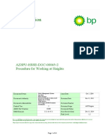 AGT Region: AZSPU-HSSE-DOC-00065-2 Procedure For Working at Heights