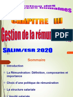 GRH CH3 Gestion de La Rémunération