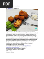 Croquetas de Calabaza