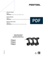 Instruction Manual: Instruction Manual Guide D'utilisation Manual de Instrucciones