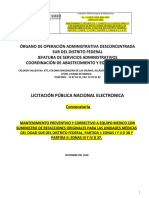 1 Convocatoria Manto Eq Medico Ooad Sur DF