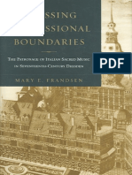 Frandsen - Crossing Confessional Boundaries The Patronage of Italian Sacred Music in Seventeenth-Century Dresden