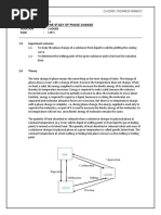 Experiment: E3 Title: The Study of Phase Change Duration: 2 Hours: 1 0F 5