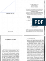 Rancière, Las Paradojas Del Arte Político en Su El Espectador Emancipado