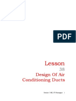 Air Conditioning Duct Design-Lecture 38