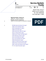 Service Bulletin Trucks: Special Tools, Group 5