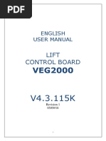 Lift Control Board: English User Manual