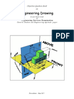 Objective Questions Bank On Engineering Drawing For Ese