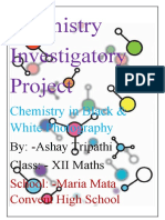 Chemistry Investigatory Project On Brown