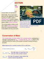 Conservation Laws: Closed System Control Volumes